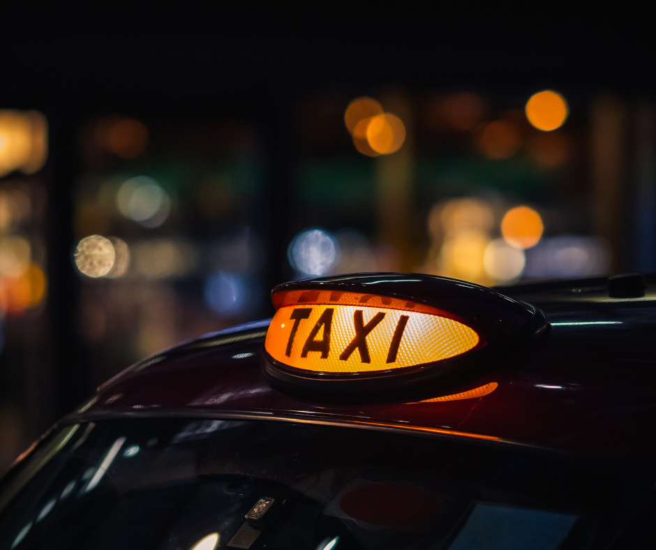 Image of a taxi