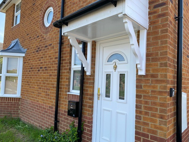 View of the front of new housing stock in South Oxfordshire