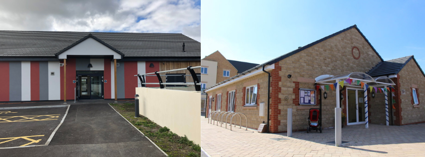 First image is the Southern Community Centre on GWP in Didcot and the second is the Northern Community Centre.