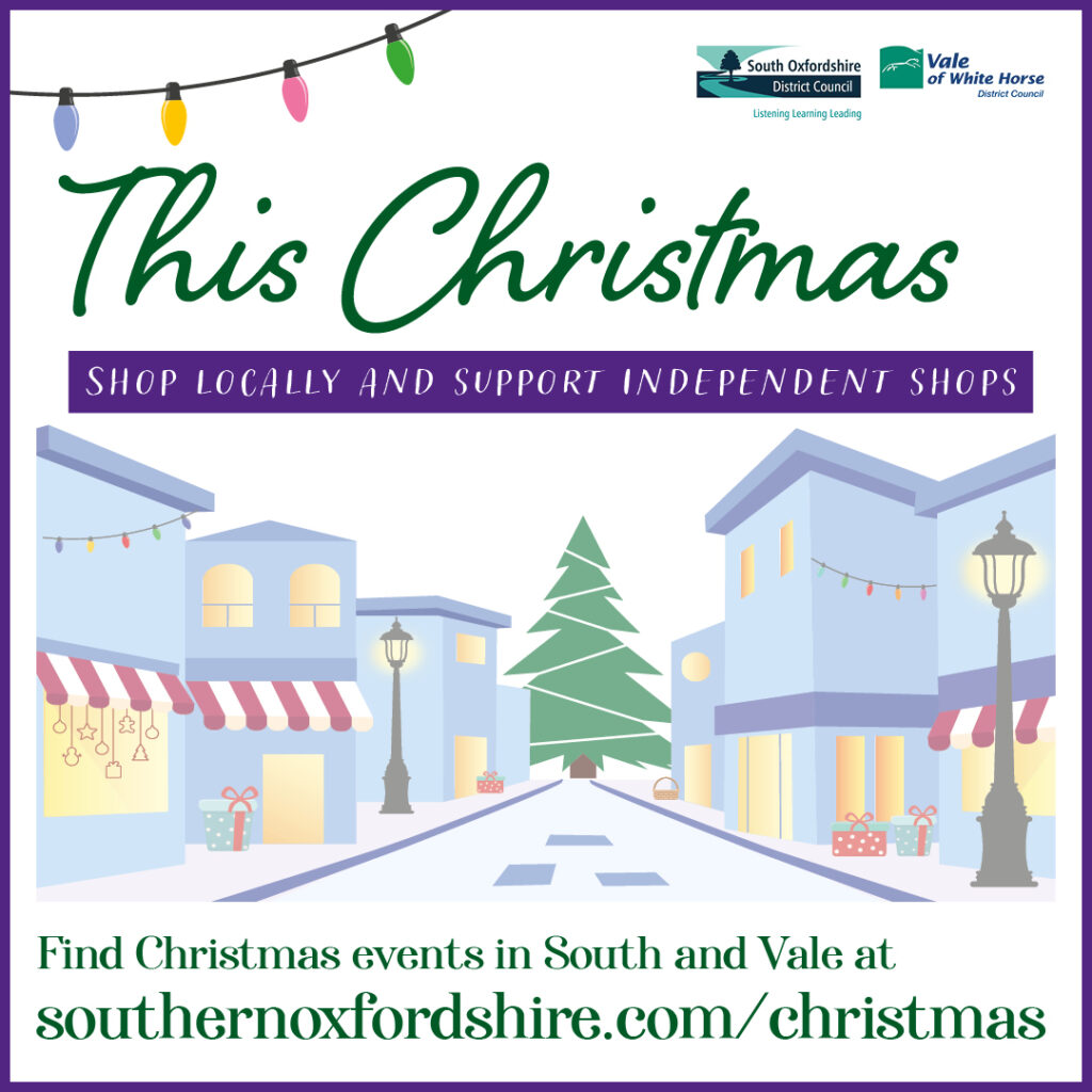 Visit Southern Oxfordshire Christmas poster