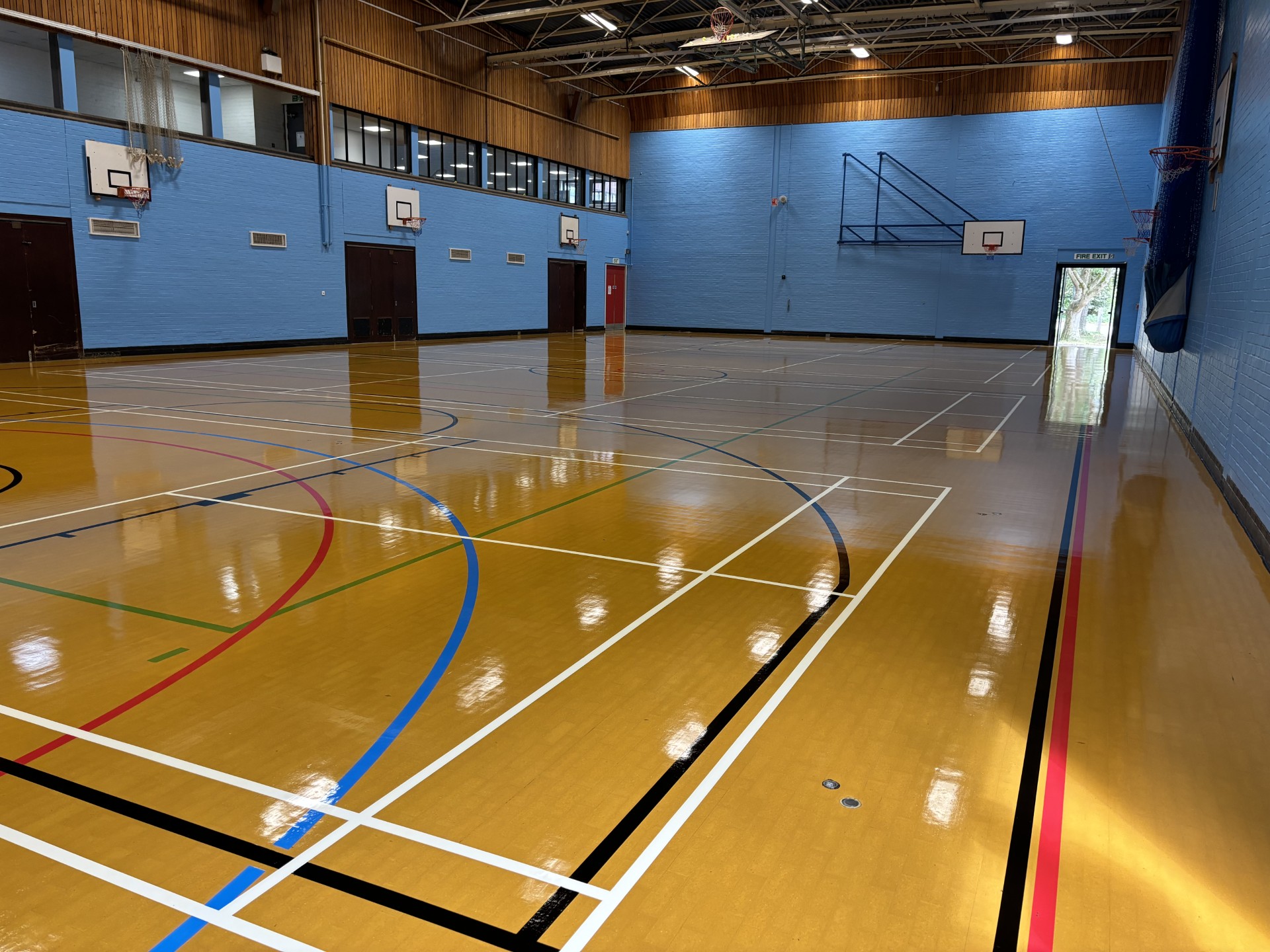 Wantage Leisure Sports Hall revamp