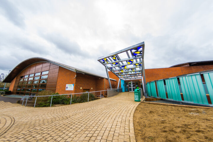 Outside view of White Horse Tennis and Leisure Centre